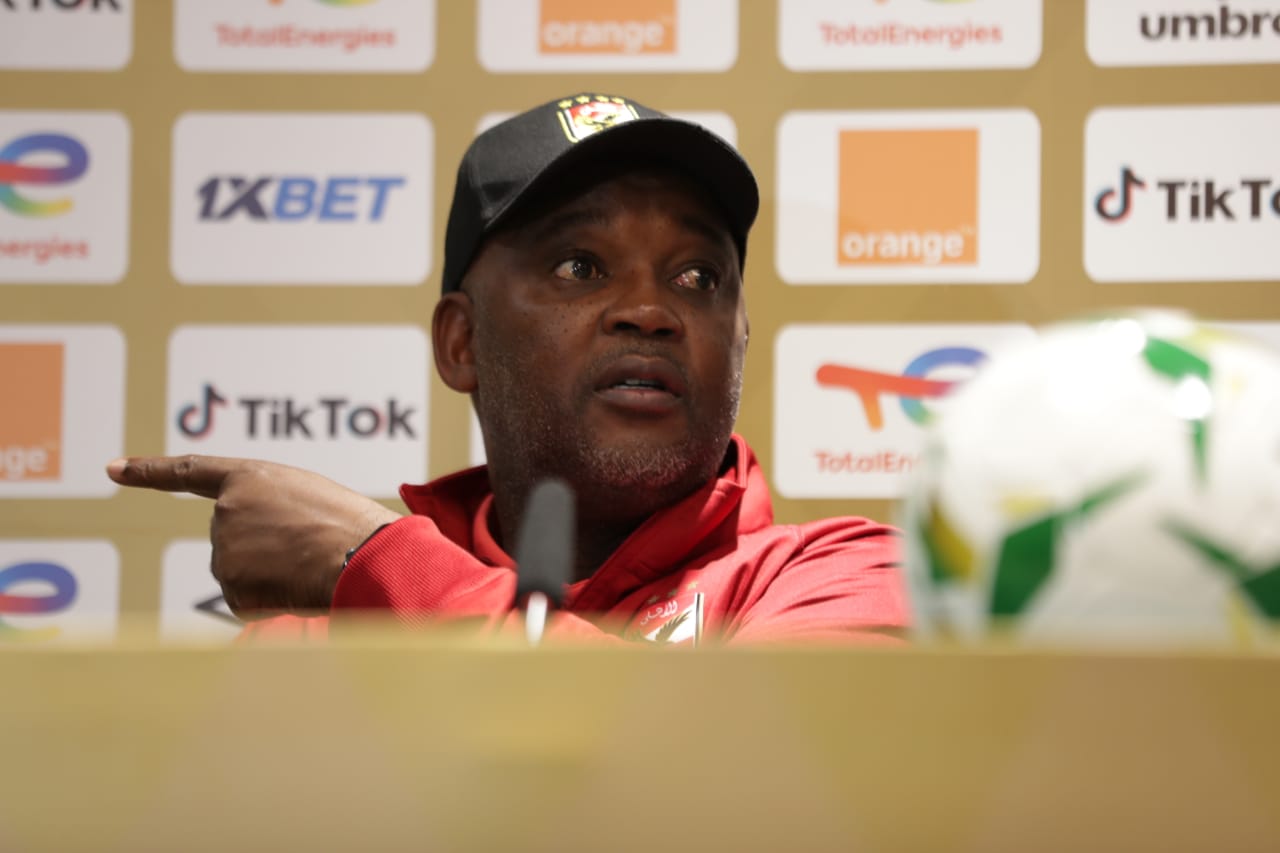 موسيماني: "تحقيق اللقب الثالث على التوالي ليس سهلا لكن سنقدم كل ما لدينا لإرضاء جماهيرنا التي حضرت للمغرب لمساندتنا"