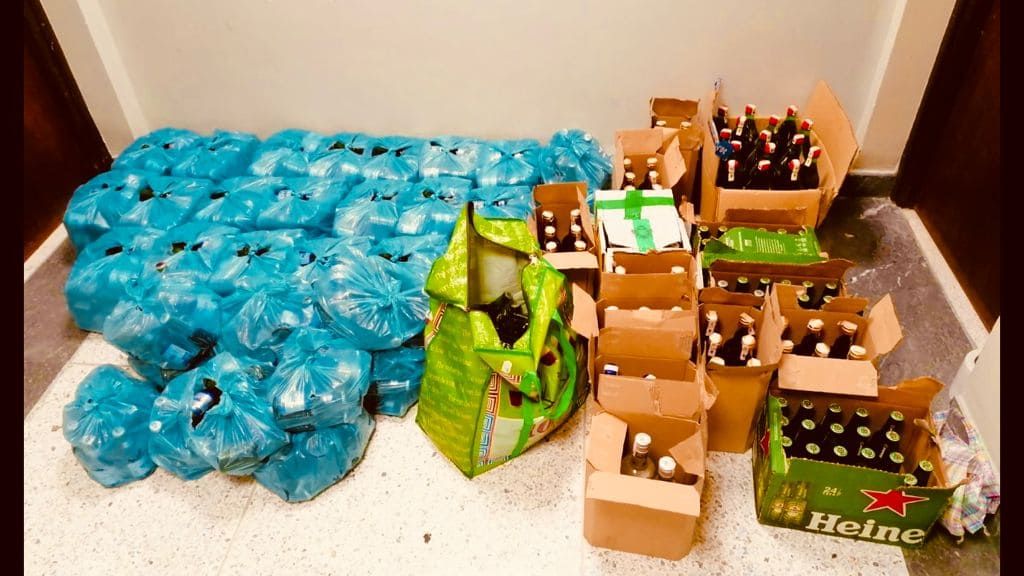 تفاصيل إيقاف "گراب" بالناظور بحوزته كمية كبيرة من الخمور المزيفة