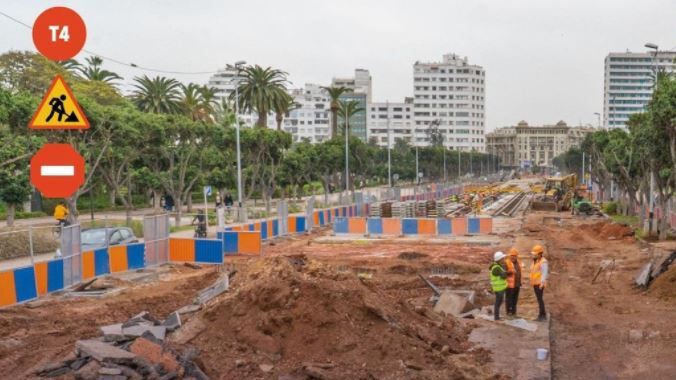 هذه نسب تقدم أشغال "باصواي" و"طرامواي" الدار البيضاء