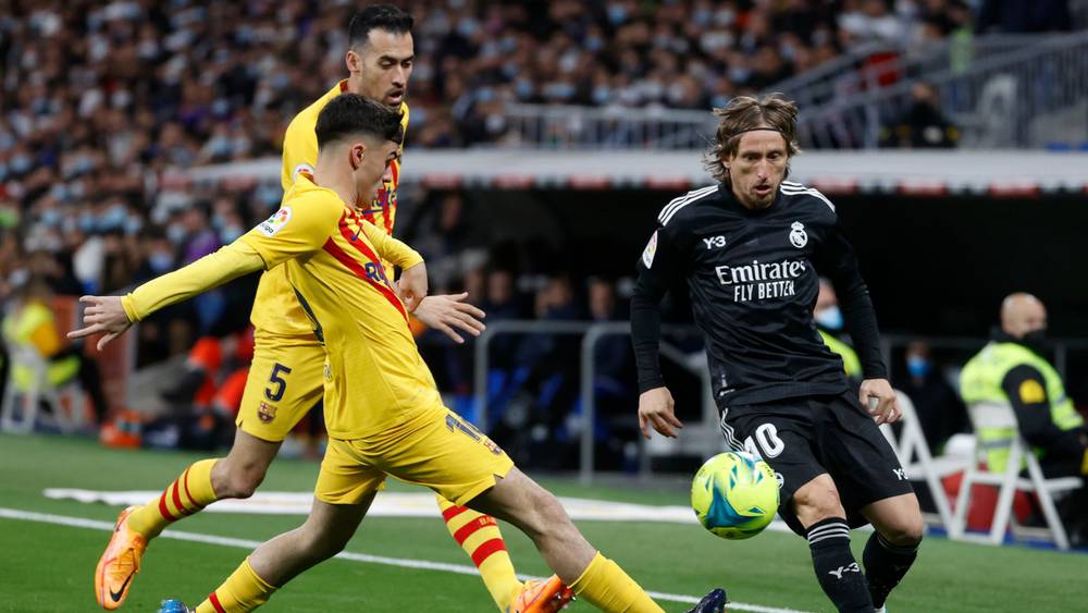 من مباراة سابقة بين ريال مدريد وبرشلونة