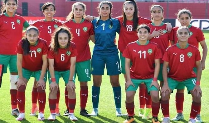 لقجع يستقبل المنتخب النسوي لأقل من 17 سنة