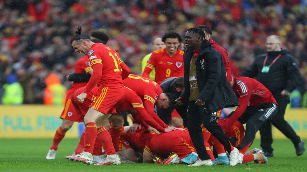 تصفيات مونديال 2022.. ويلز تهزم أوكرانيا وتبلغ النهائيات للمرة الاولى منذ عام 1958