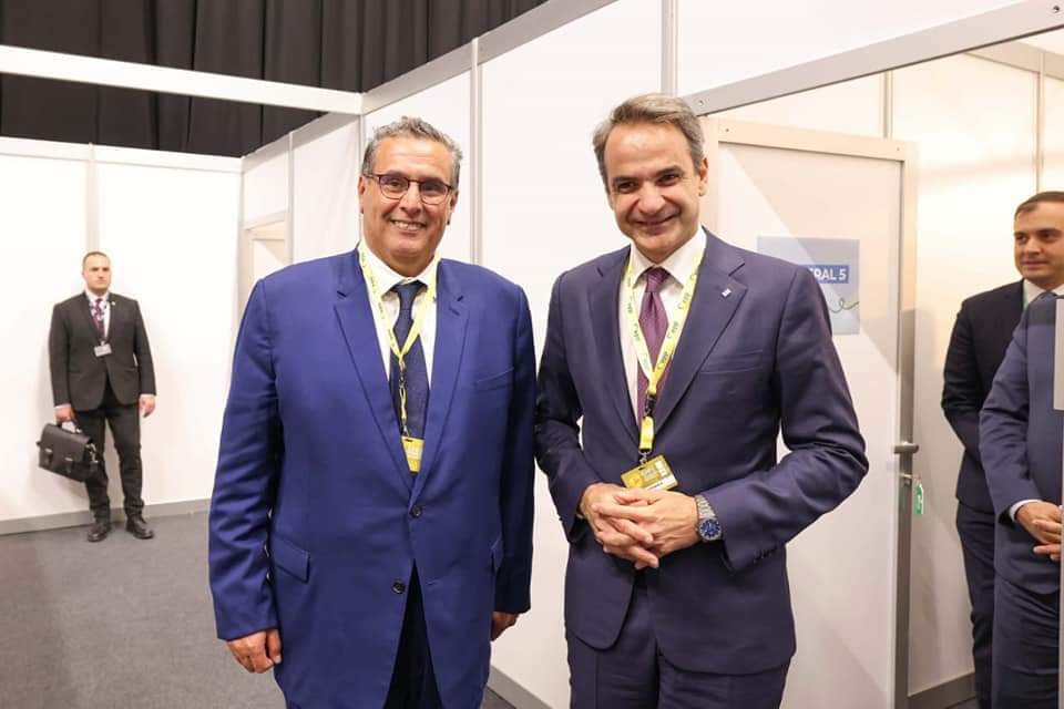 أخنوش يلتقي بروتردام مع كيرياكوس ميتسوتاكيس رئيس الوزراء اليوناني