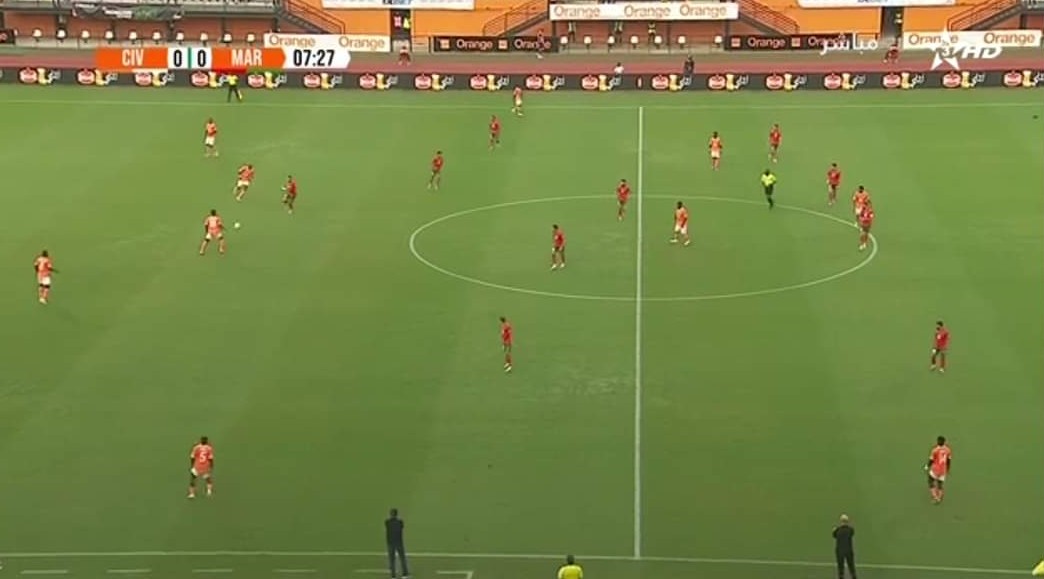 المنتخب الوطني ينهي الشوط الأول منهزما أمام الكوتديفوار