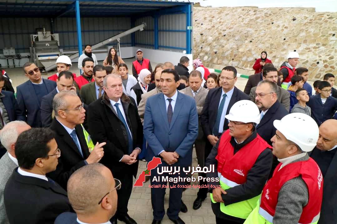 شركة أمانديس تعطي انطلاقة عمل محطة معالجة المياه العادمة بمركز بليونش (تقرير مصور)