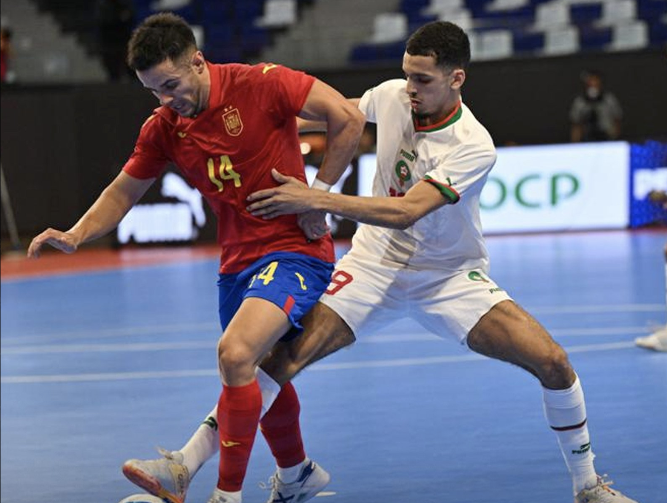 المنتخب المغربي لكرة القدم داخل القاعة يتعادل ودّيا مع نظيره الاسباني (3-3 )