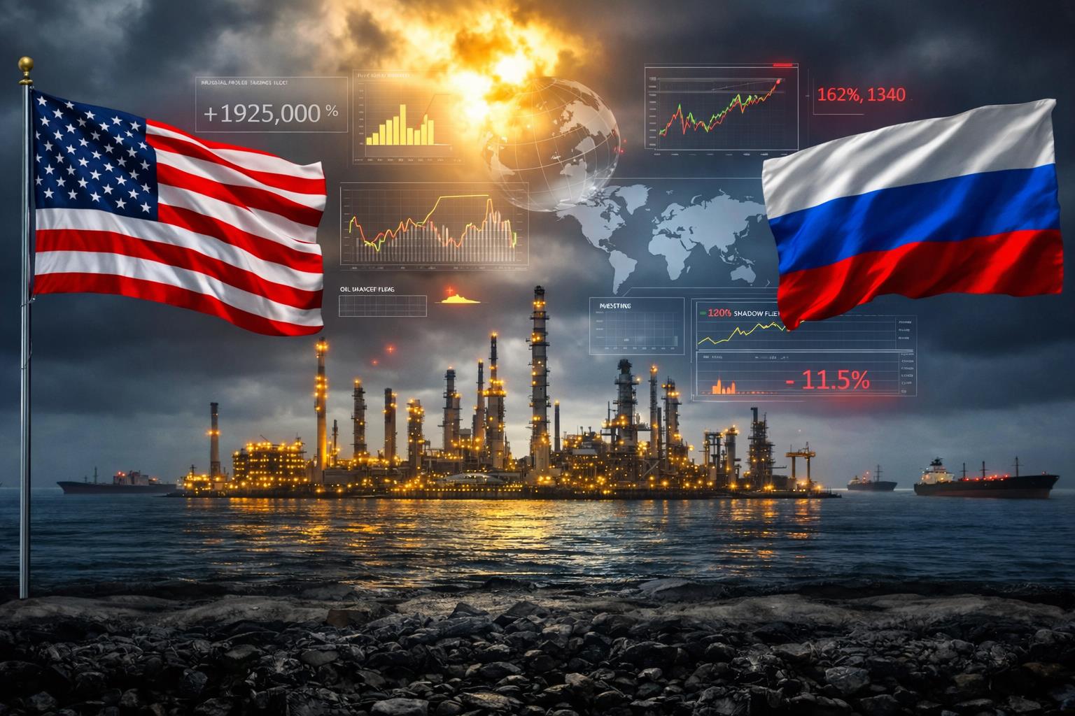 أسعار النفط تتهاوى بعد ترخيص أمريكي بشراء النفط الروسي