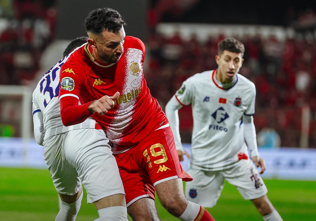 أولمبيك آسفي يتعادل مع ضيفه الوداد الرياضي في ربع نهاية كأس الكونفدرالية الإفريقية